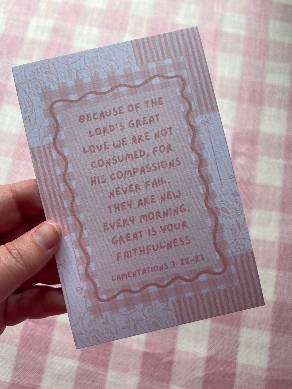 His Mercies Are New Print