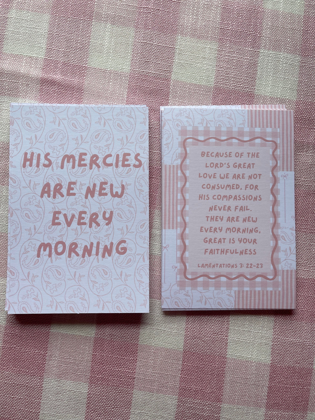 His Mercies Are New Print