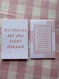 His Mercies Are New Print