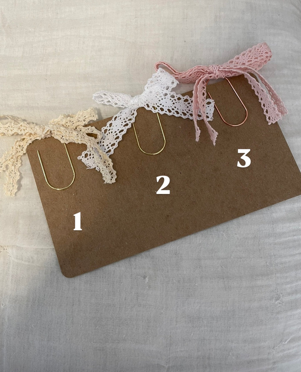 Lace Bow Bookmark
