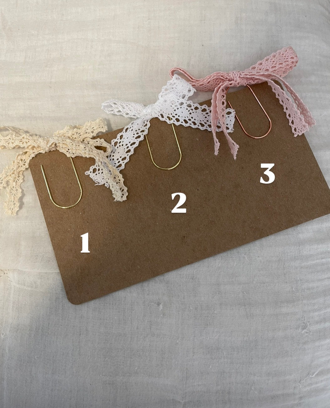 Lace Bow Bookmark