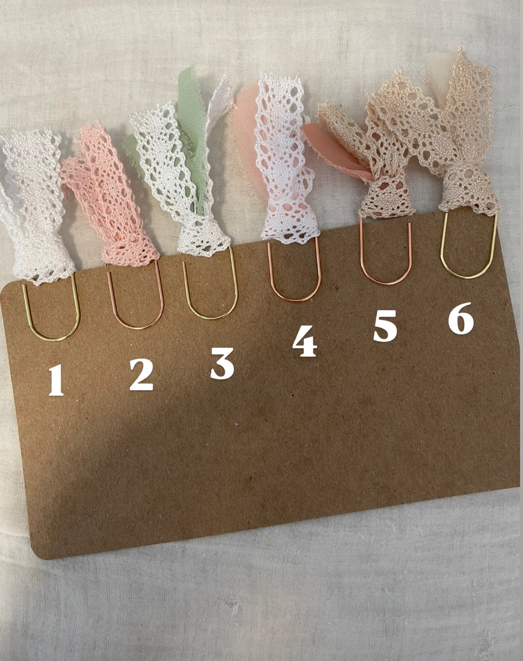 Lace Tie Bow Bookmark
