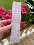 Pray about everything bookmark