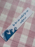 Created the Sea bookmark
