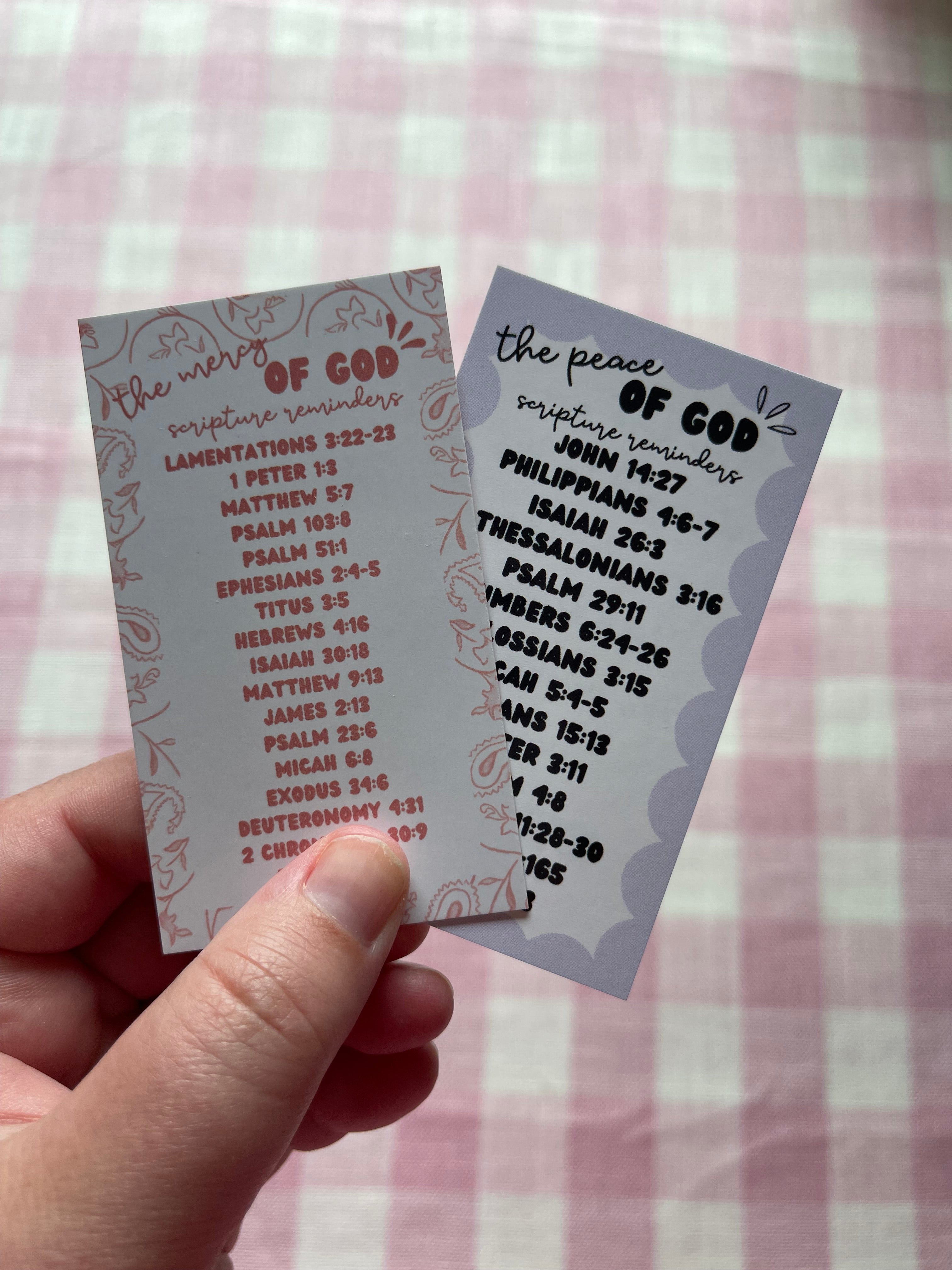 Scripture Reference Card Bundle