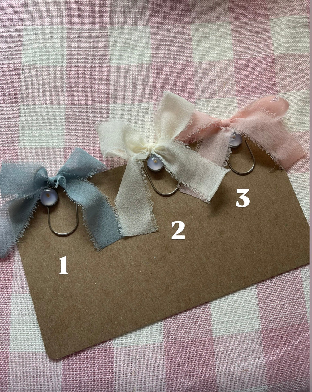 Mustard Seed Bow Bookmark