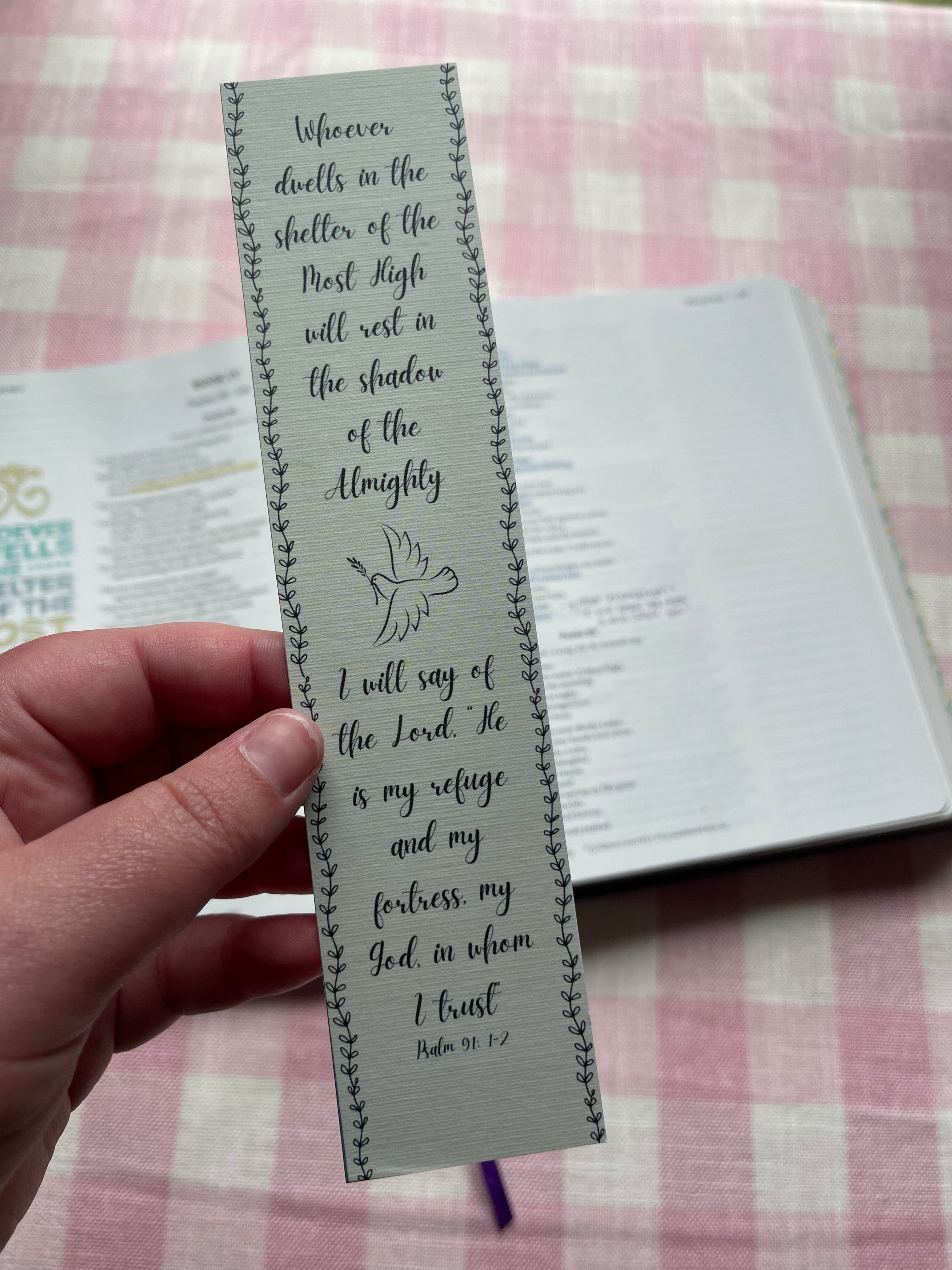 Psalm 91 Bookmark