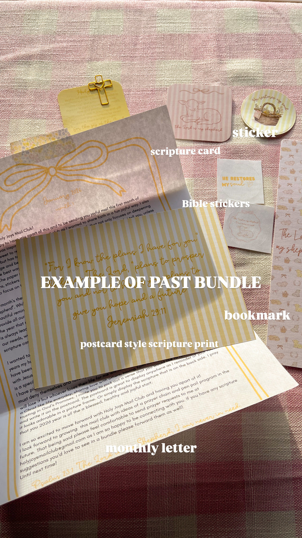 Holy Joys Mail Club Subscription