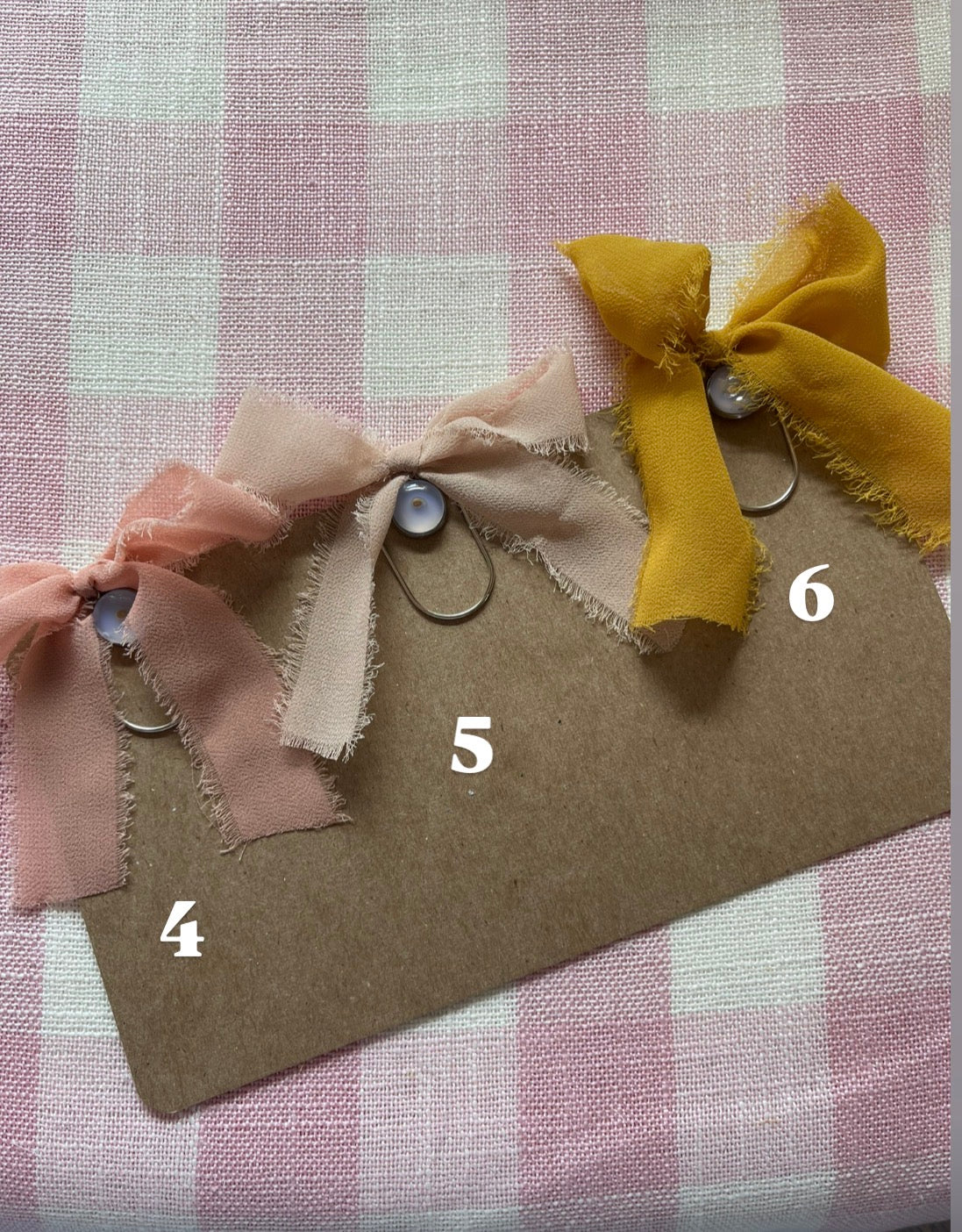Mustard Seed Bow Bookmark