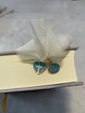 Double Charm bow bookmark