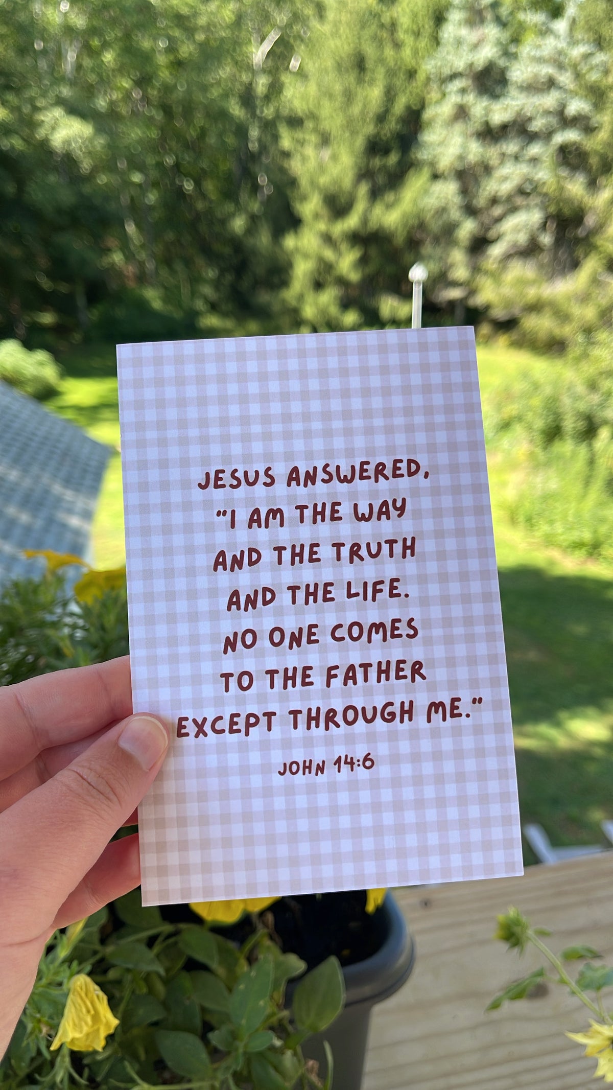 John 14:6 Scripture Print