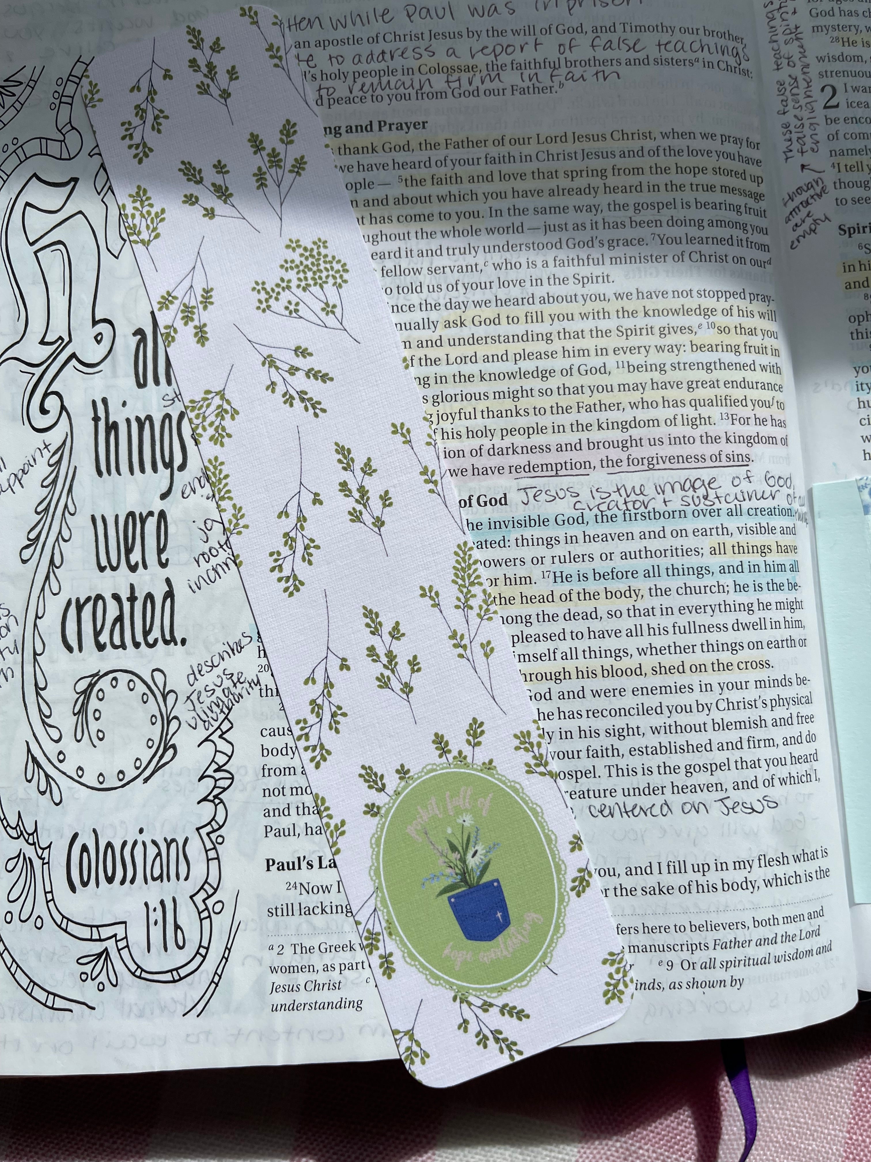 Rooted in Him Bookmark
