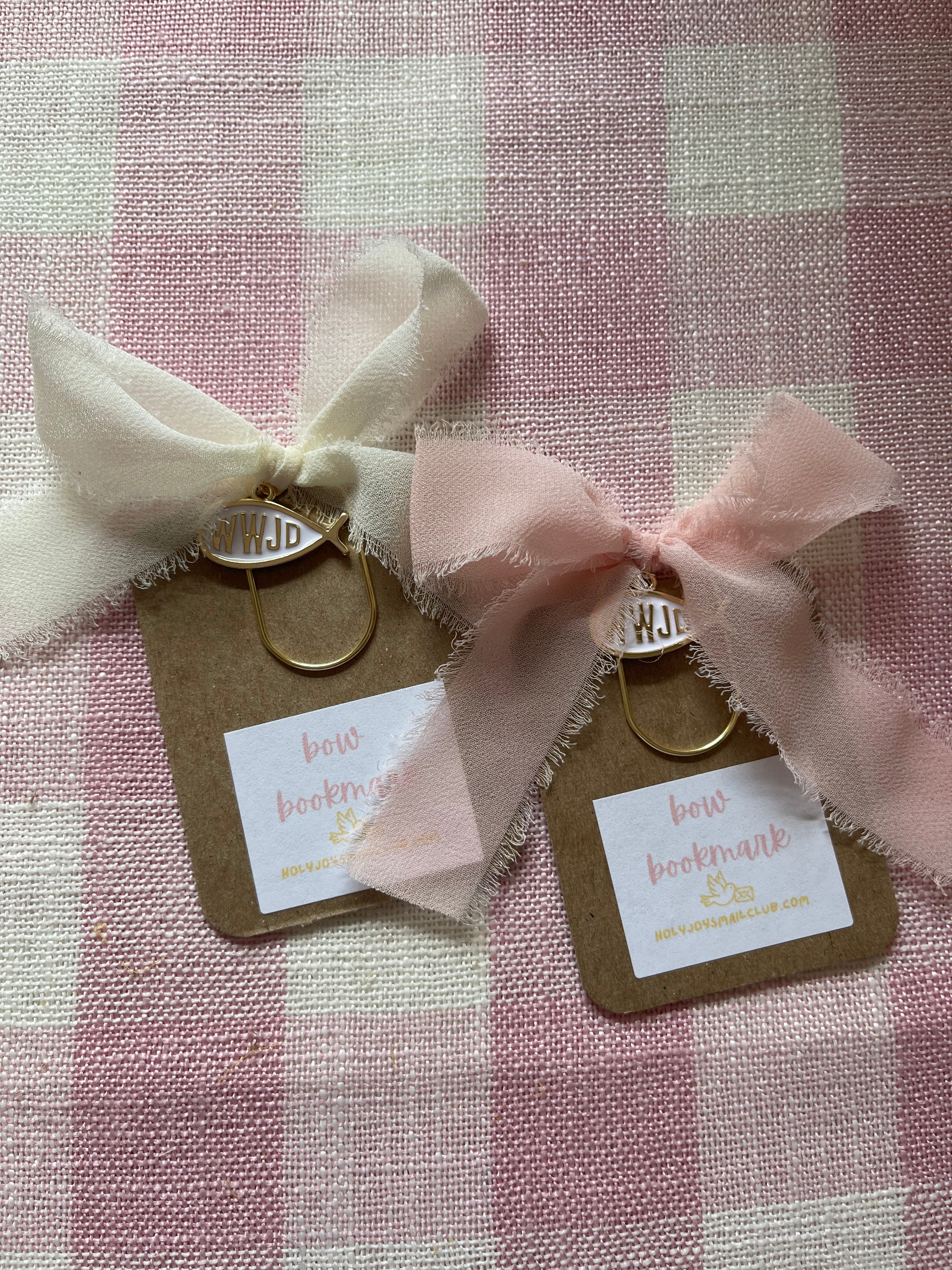 WWJD Bow Bookmark