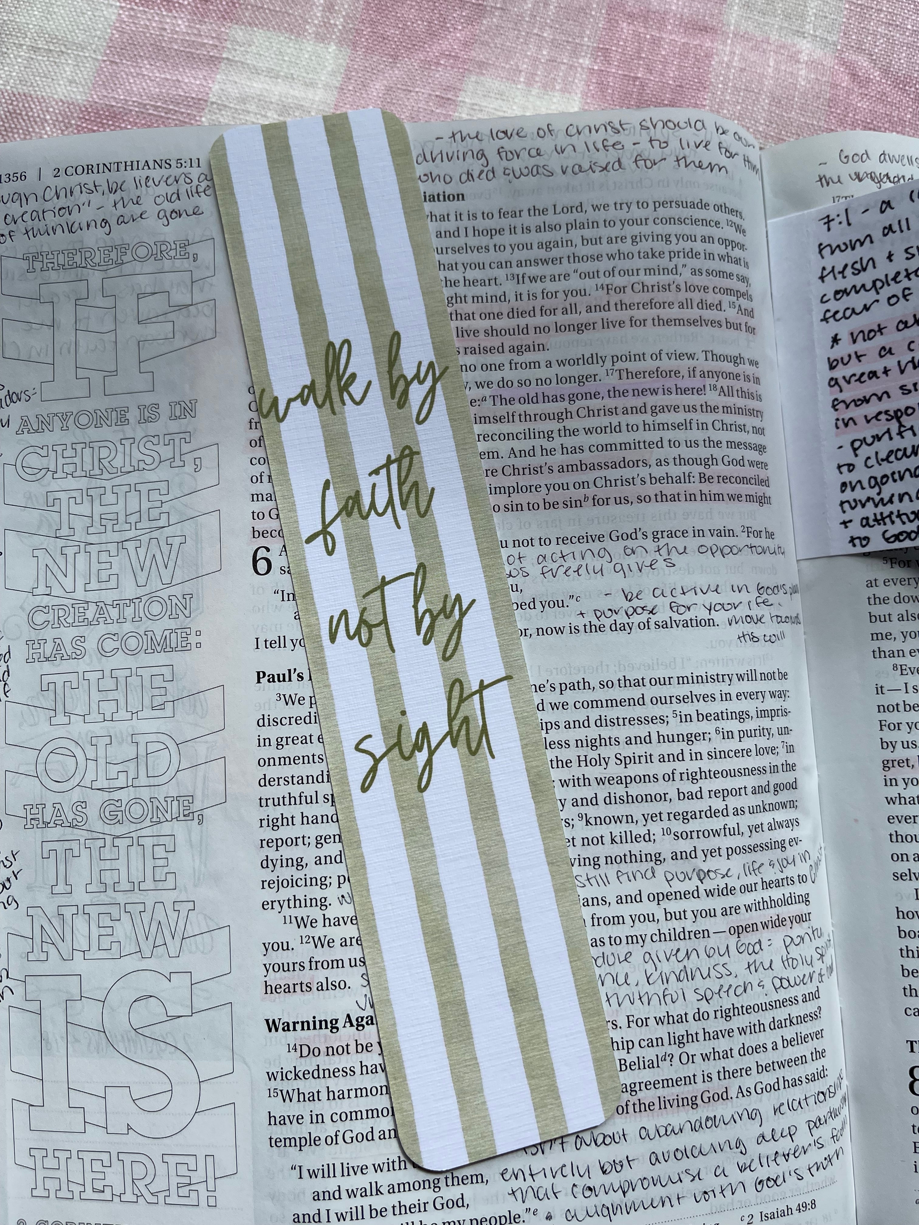 Walk By Faith Bookmark