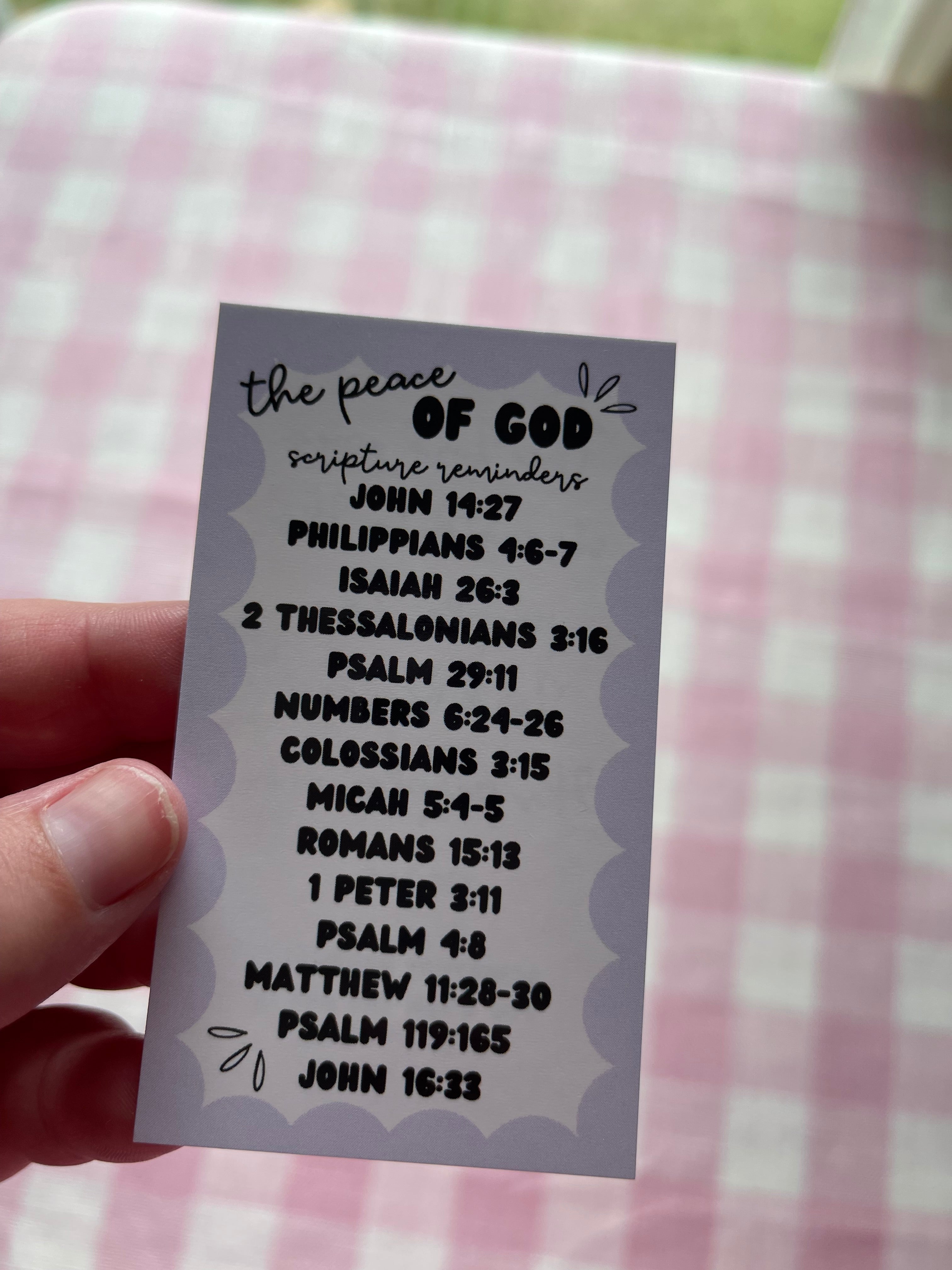 Scripture Reference Card Bundle