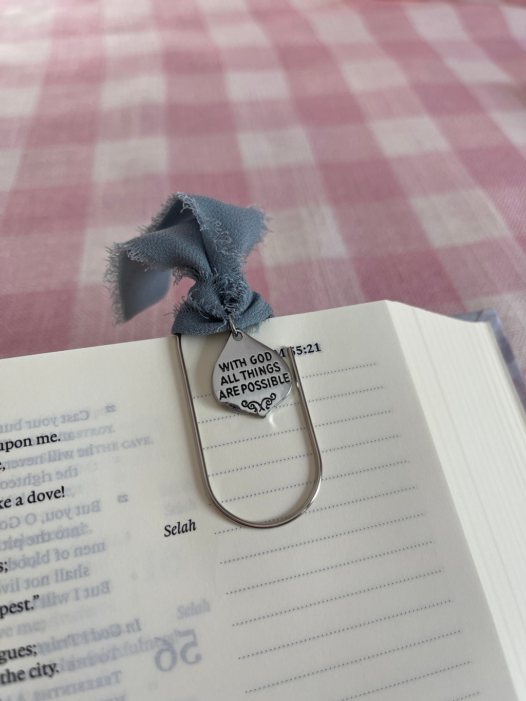All things are possible bow bookmark