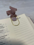 WWJD tie bow bookmark