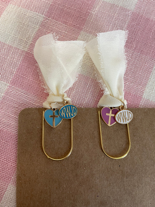 Double Charm bow bookmark