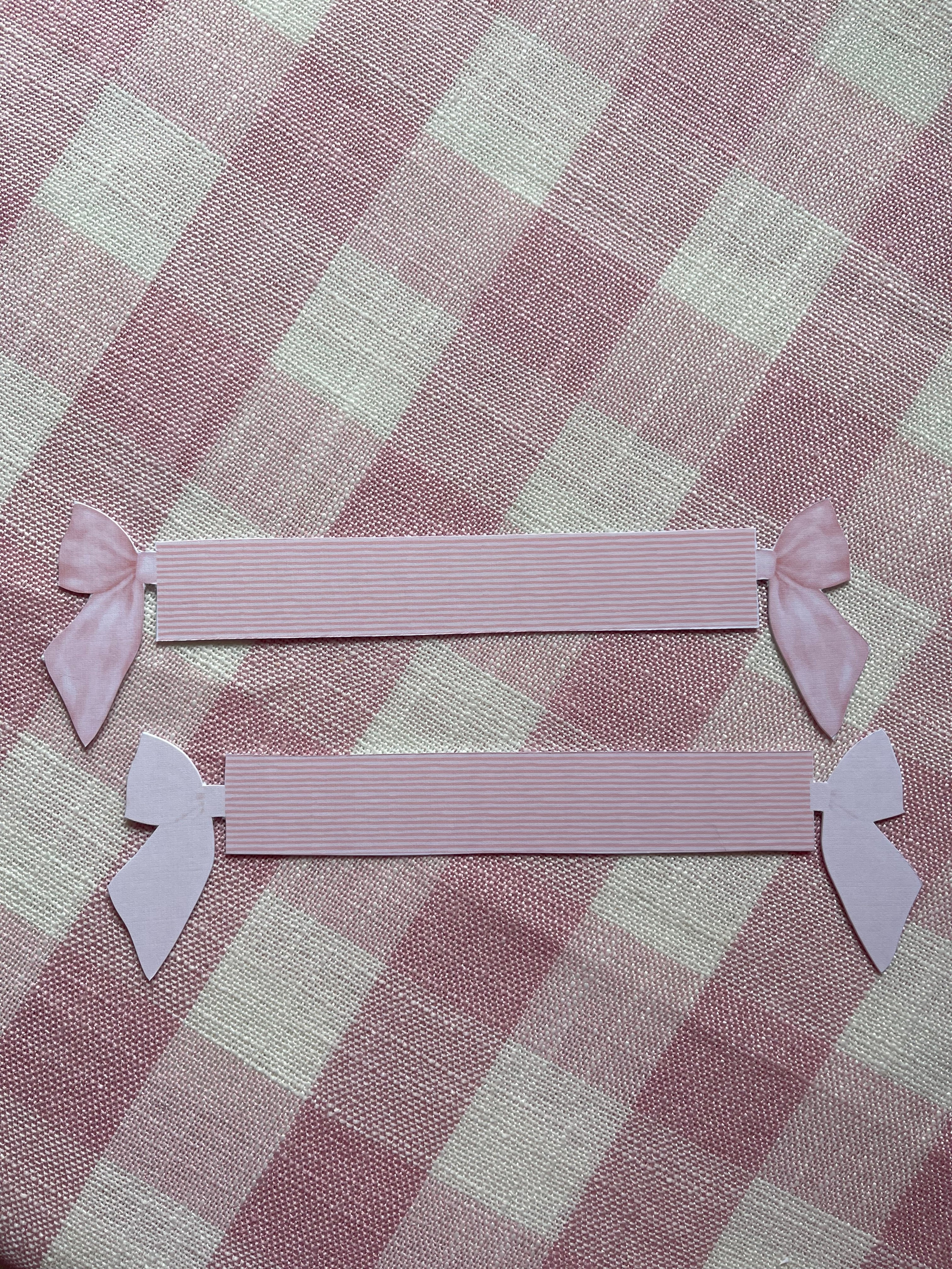 Paper Bow Bookmark (comes with two)