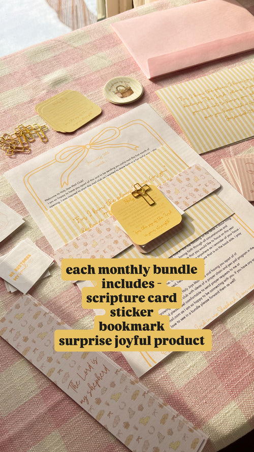 Holy Joys Mail Club Subscription