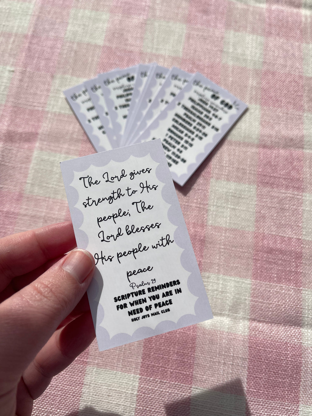 Peace of God Scripture Reminder Card