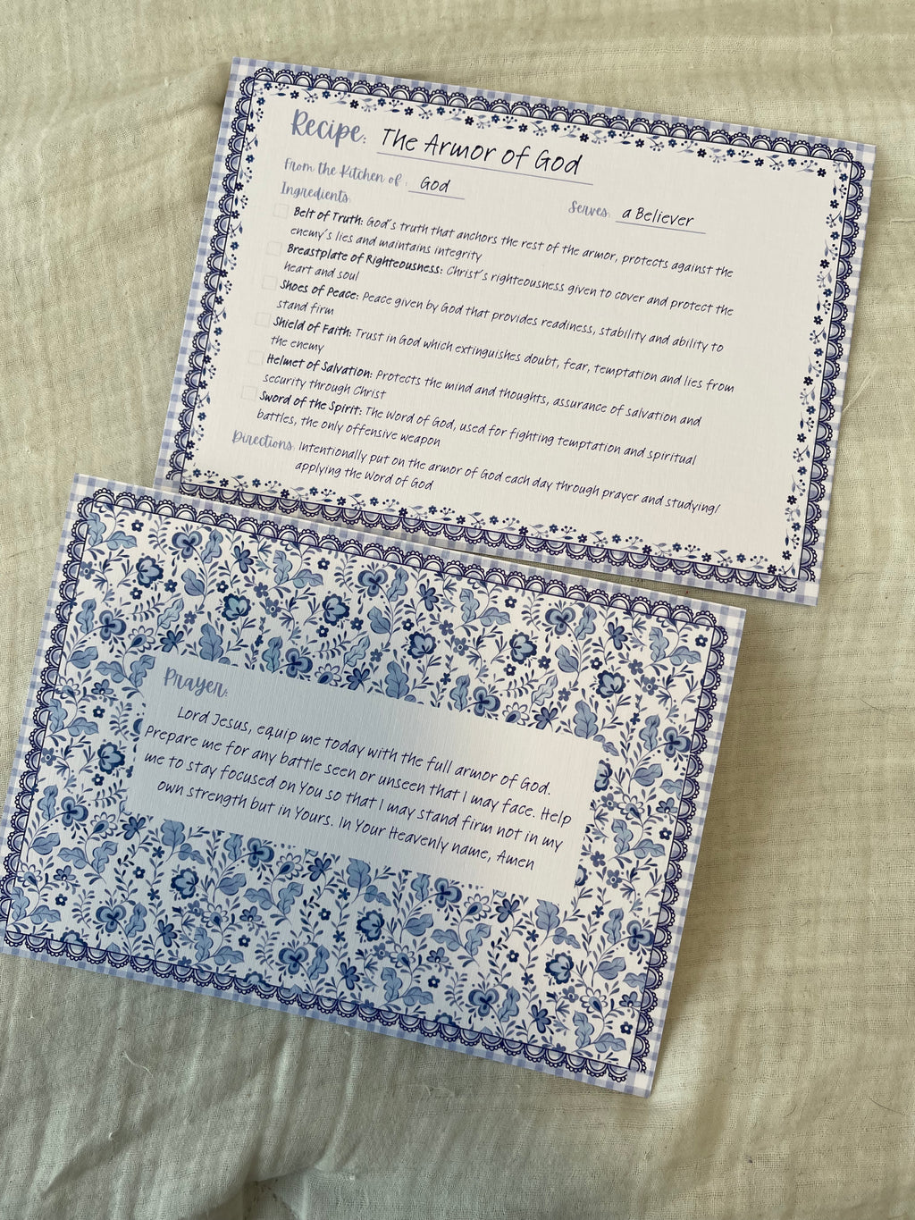 Armor of God Bundle (March’s mail club)