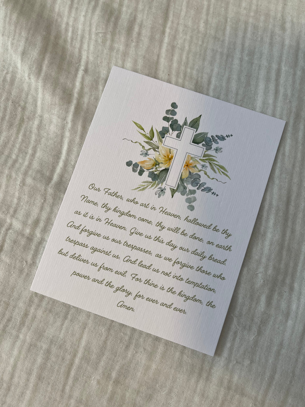 Lord’s Prayer Print