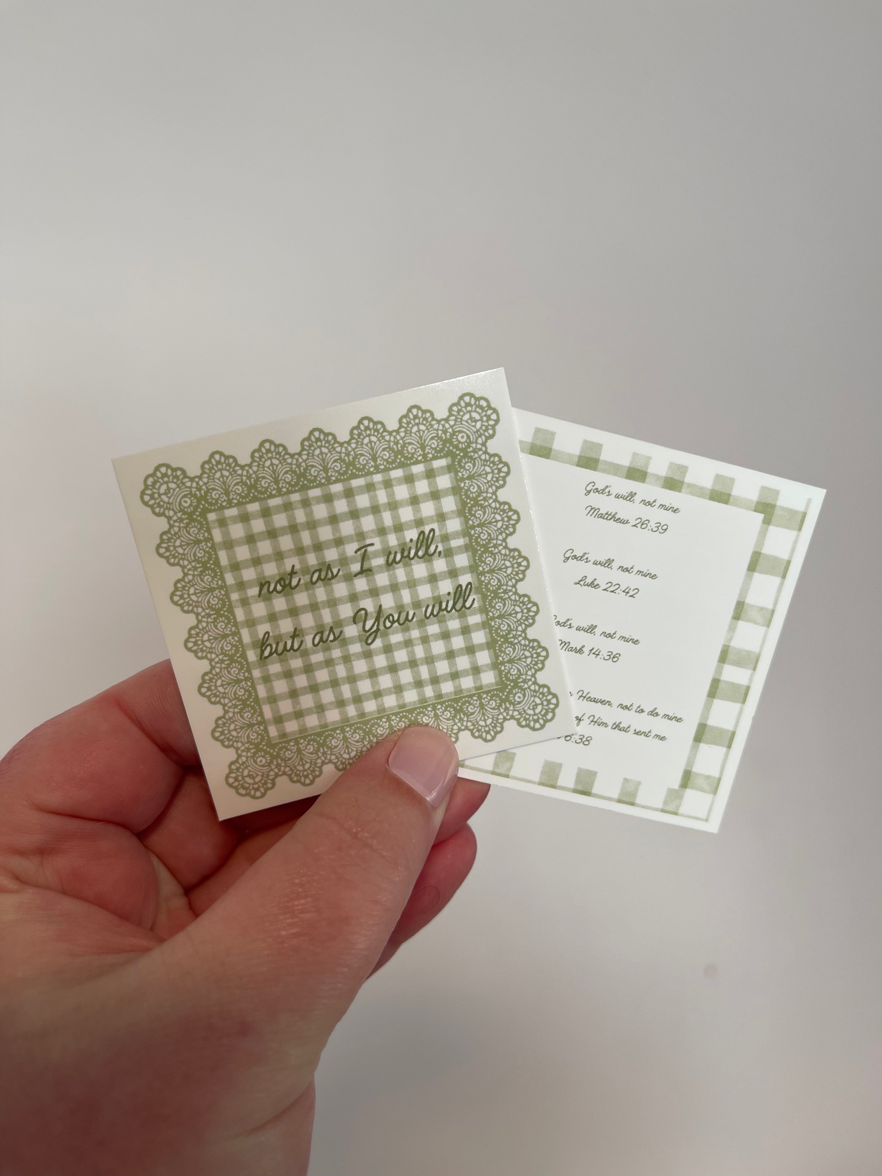 God’s will, not mine Bundle (April’s mail club)