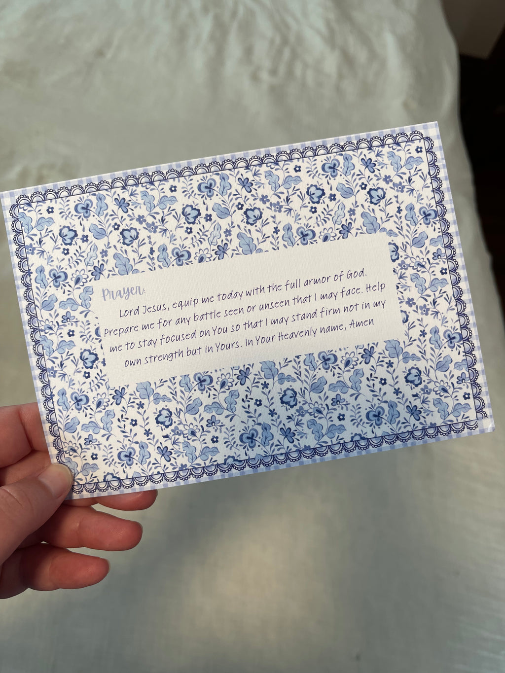 Armor of God Recipe Print