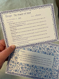 Armor of God Recipe Print