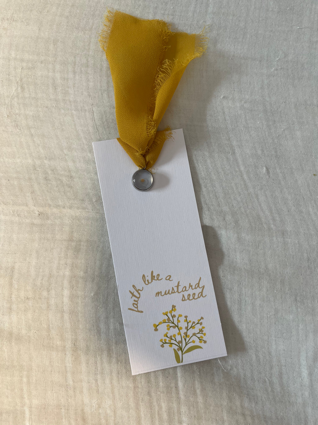 Mustard Seed Bookmark