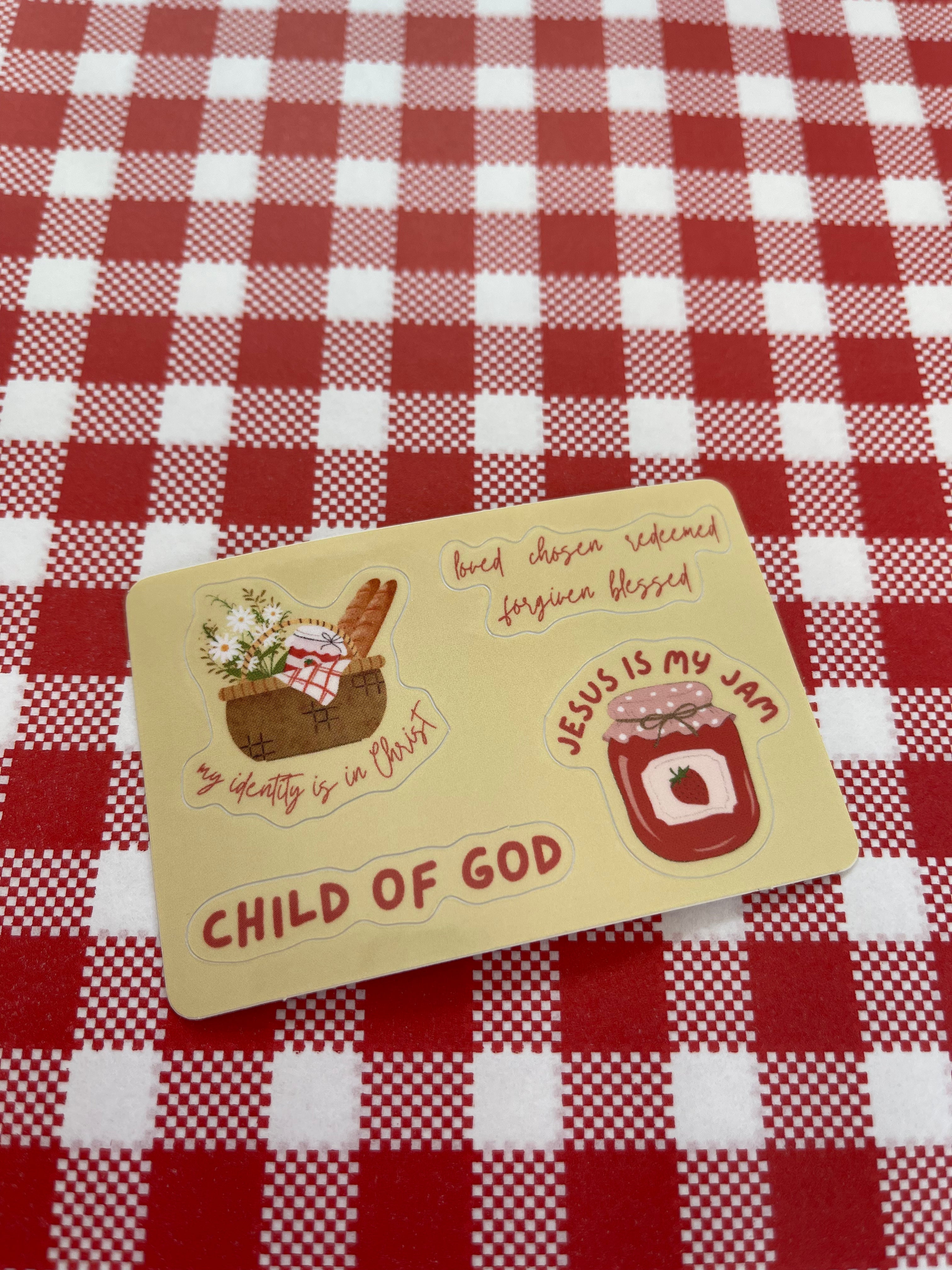 Jesus is my Jam sticker sheet